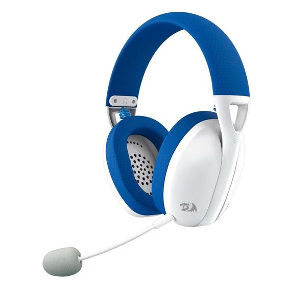 Imagem de Headset Gamer Redragon H848 Ire Pro - Branco e Azul