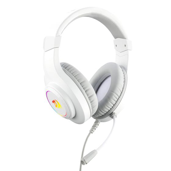 Imagem de Headset Gamer Redragon Hylas Lunar White RGB