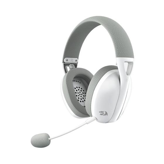 Imagem de Headset Gamer Redragon Ire Pro Sem Fio Bluetooth Branco