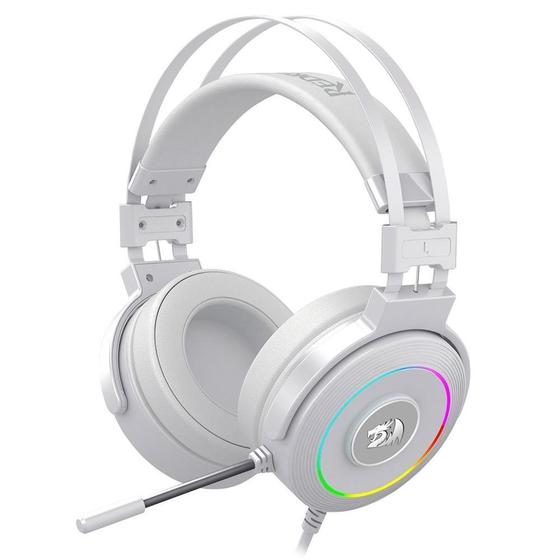 Headset Gamer Redragon Lamia 2, RGB, Som Surround 7.1, Drivers 40mm, USB, Com Suporte, Branco - H320W-RGB Menor preço em Headset Gamer Redragon Lamia 2, RGB, Som Surround 7.1, Drivers 40mm, USB, Com Suporte, Branco - H320W-RGB