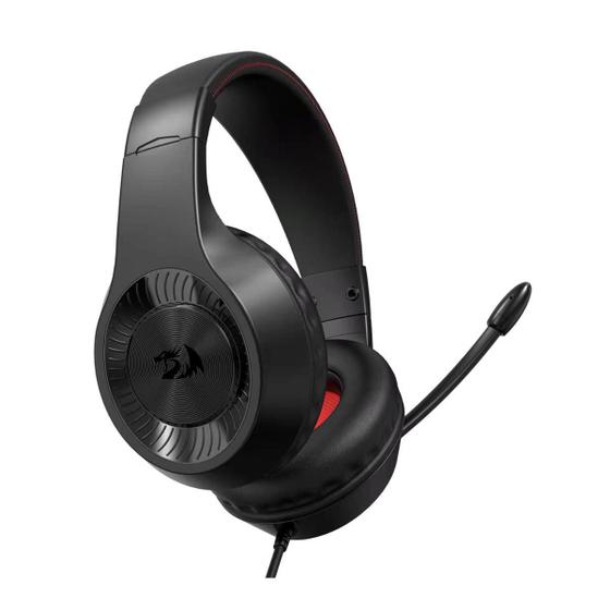 Imagem de Headset Gamer Redragon Pelias 40mm Plug 2x 3.5mm Preto