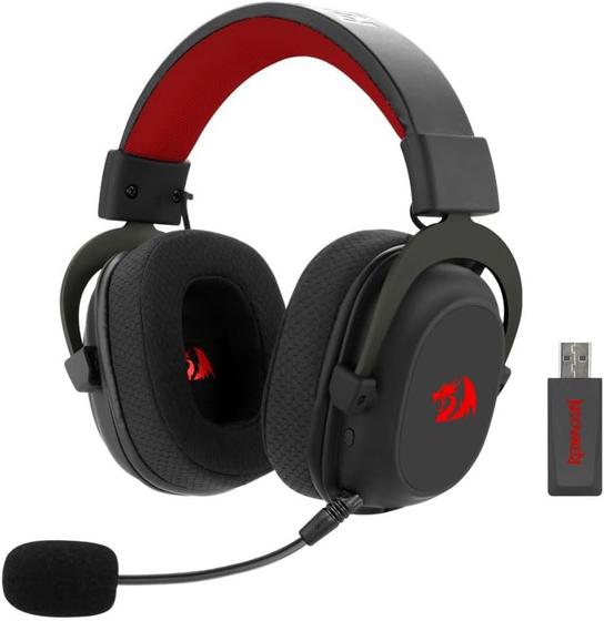 Imagem de  Headset Gamer Redragon Zeus Pro Wireless 7.1 H510-PRO Preto