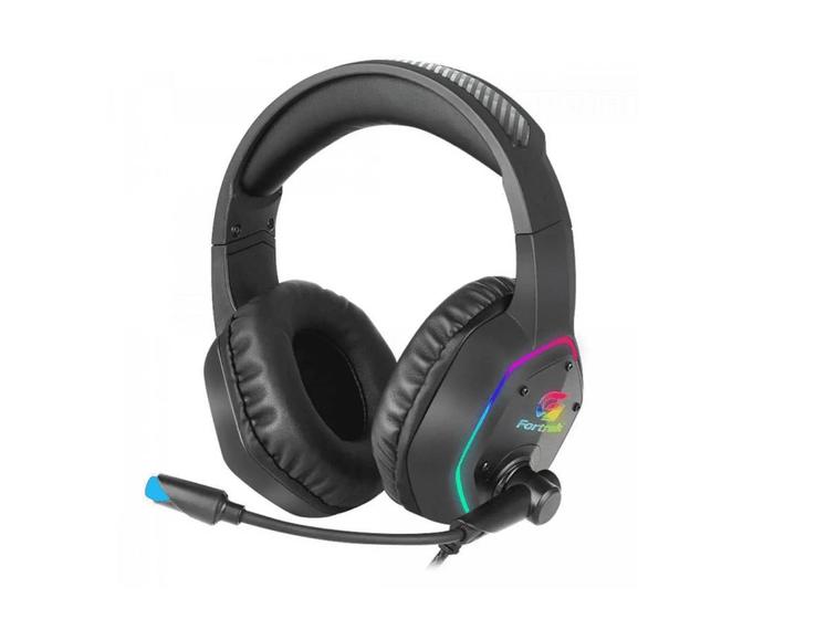 Imagem de Headset Gamer RGB Blackfire Preto FORTREK P2 + Adap P3