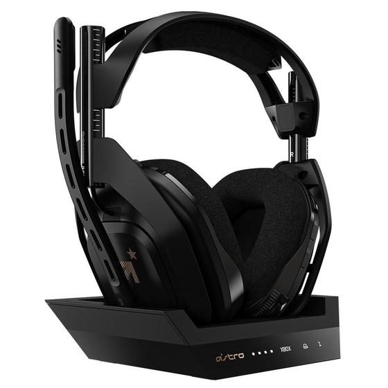 Headset Gamer Sem Fio Astro A50 + Base Station Gen 4 com Áudio Dolby Atmos para Xbox Series, Xbox One, PC, Mac - Preto - 939-001681 - Astro Gaming Imagem de Headset Gamer Sem Fio Astro A50 + Base Station Gen 4 com Áudio Dolby Atmos para Xbox Series, Xbox One, PC, Mac - Preto - 939-001681