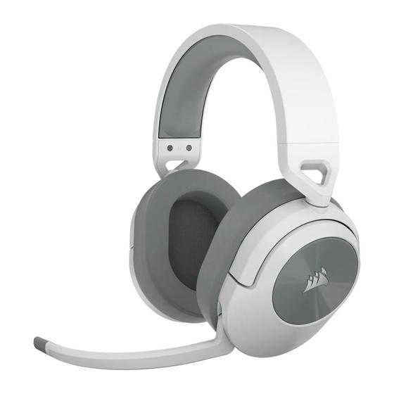 Headset Gamer Sem Fio Corsair HS55, 7.1 Surround, Driver 50mm, Wireless, Branco - CA-9011281-NA Menor preço em Headset Gamer Sem Fio Corsair HS55, 7.1 Surround, Driver 50mm, Wireless, Branco - CA-9011281-NA