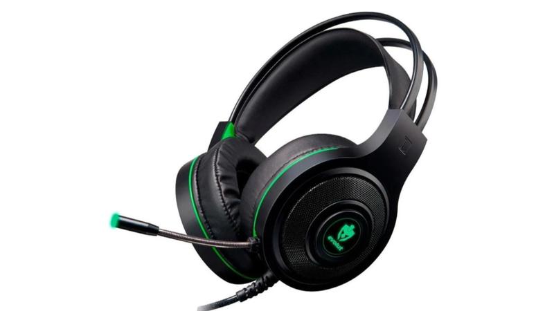 Headset Gamer Têmis Evolut EG-301GR Preto e Verde com LED Menor preço em Headset Gamer Têmis Evolut EG-301GR Preto e Verde com LED
