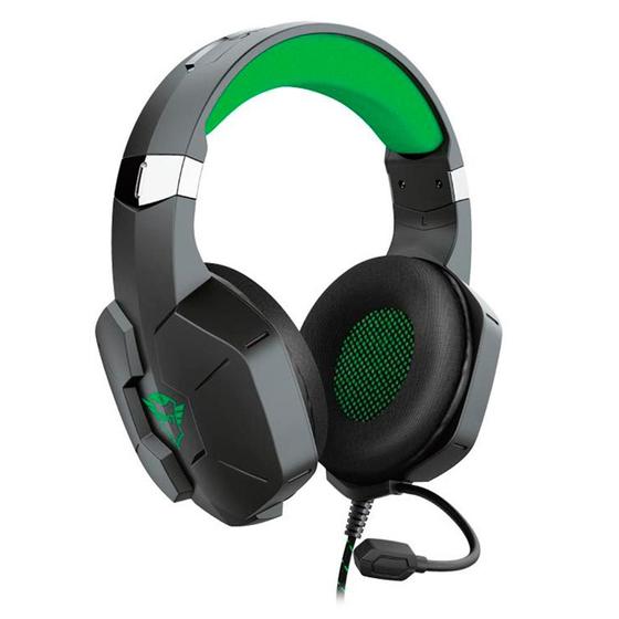 Imagem de Headset Gamer Trust Carus GXT 323X P2 Xbox Preto Com Verde - T24324