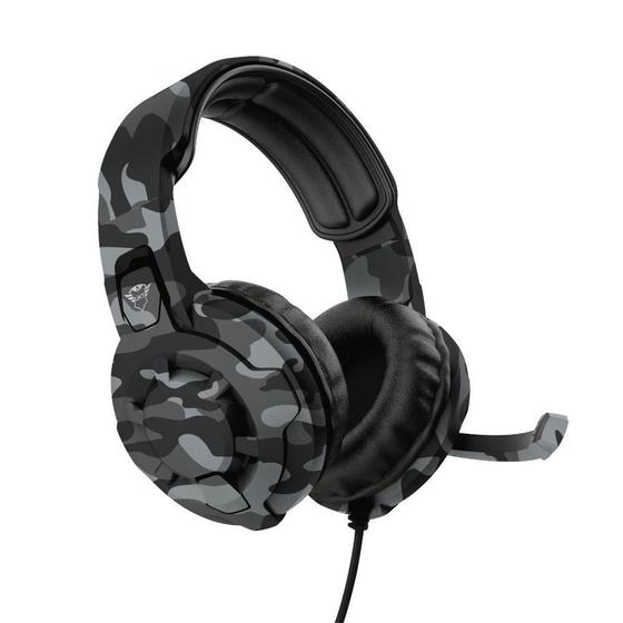 Imagem de Headset Gamer Trust Gxt 411K Radius P2 40Mm Preto Camuflado