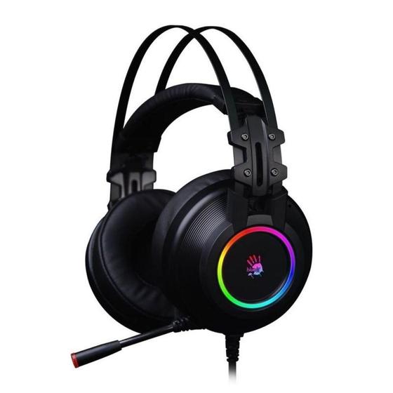 Imagem de Headset Gamer USB 7.1 Bloody G528C RGB Com Microfone Preto