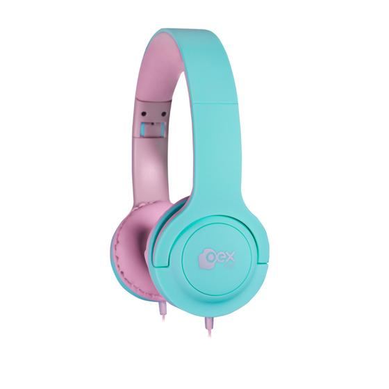 Imagem de Headset Infantil 15Mw Oex Sugar Hs-317 Rosa/Verde