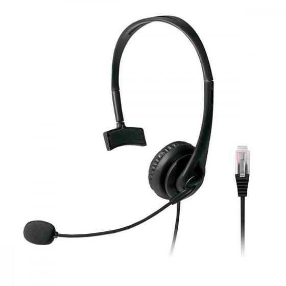 Imagem de Headset Multilaser Profissional Para Telefone Com Conector Rj09 - Ph251