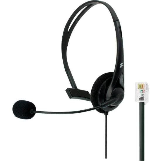 Imagem de Headset Office 5+ 015-0100 Com Conector RJ9 Para Telefone