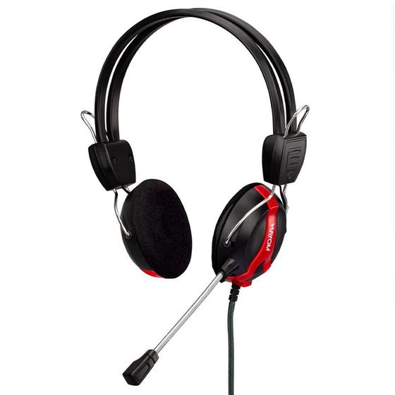 Imagem de Headset Office Com Microfone Hf2209 P2 3,5mm Cabo 2,2m