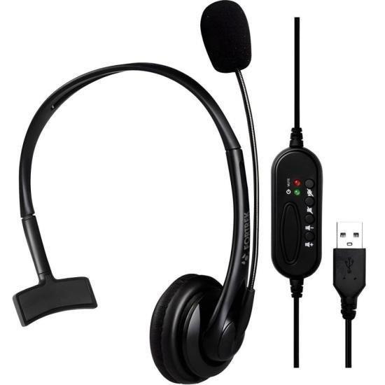 Imagem de Headset Office Fortrek FK731A USB Preto