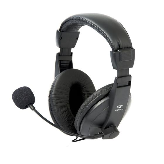Imagem de Headset P2 Com Microfone Voicer Comfort PH-60BK C3Tech