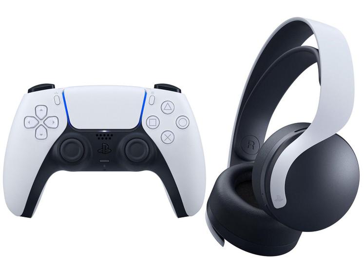 Controle Sem Fio Dualsense Starlight Blue - PS5 em Promoção na Americanas