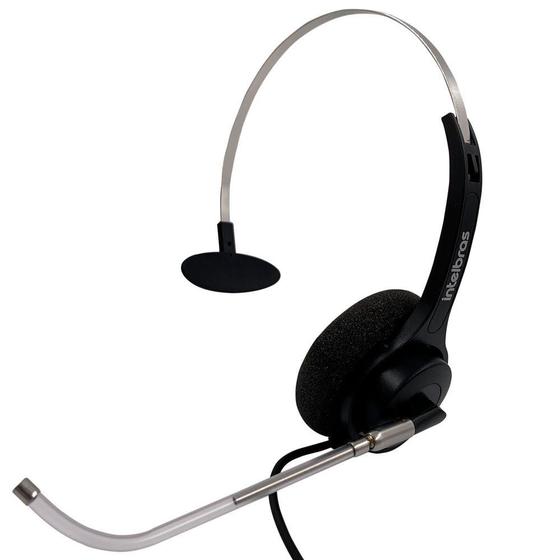 Imagem de Headset para telefone RJ9 preto CHS 40 Intelbras