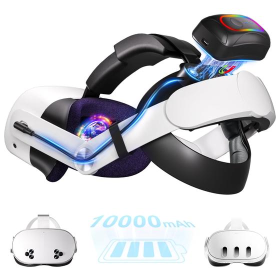 Imagem de Headset Saqico com Bateria de 10000mAh para Oculus Quest 3/3s