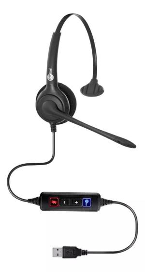 Imagem de Headset USB FP-350 com Microfone Inibidor de Ruído para Telefonia