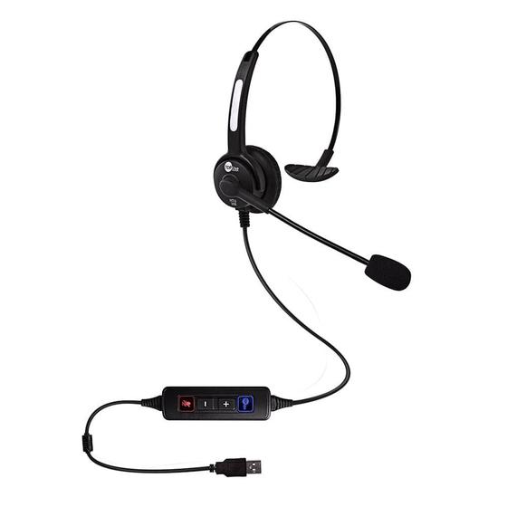 Headset USB VoIP HTU-300 Top Use Tubo de Voz Flexível Menor preço em Headset USB VoIP HTU-300 Top Use Tubo de Voz Flexível