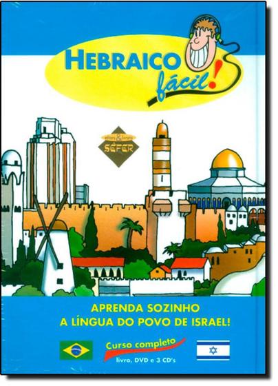 Imagem de Hebraico fácil!: curso completo: livro, vídeo e 3 CD''s - SEFER
