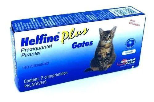 Imagem de Helfine Plus Para Gatos Vermífugo Agener União