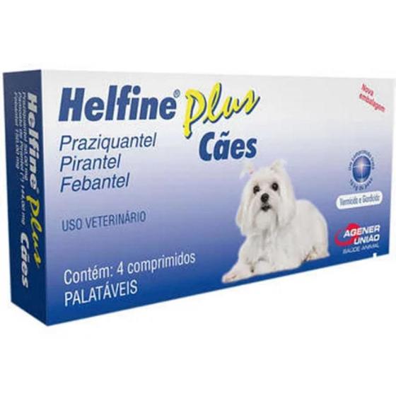 Imagem de Helfine Plus Suplemento Nutricional Para Cães 4 Comprimidos