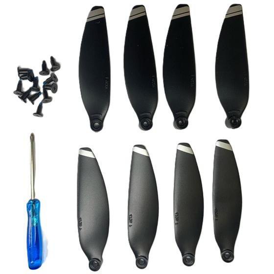 Imagem de Helice compativel Drone Mavic Mini - Kit 8 pcs com chave e parafusos