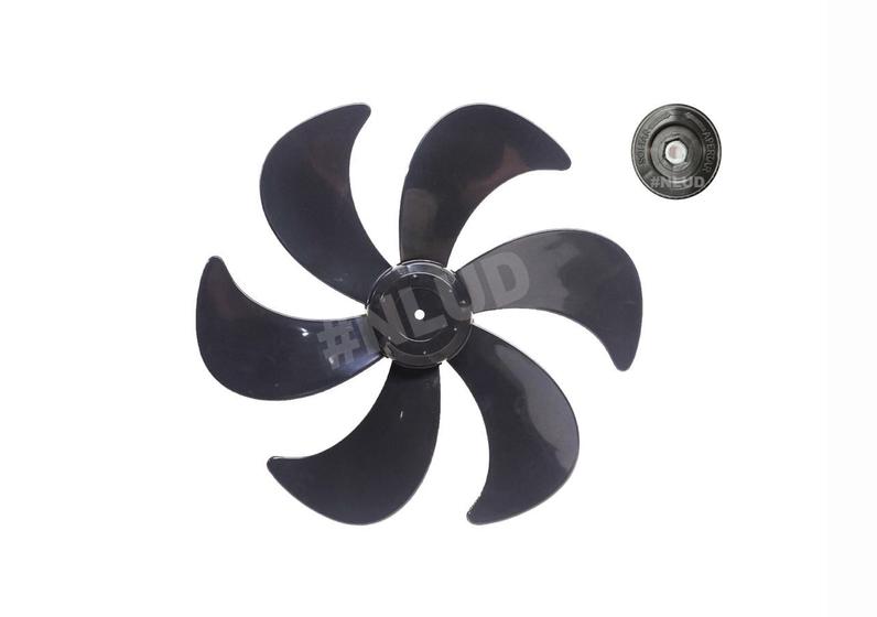 Imagem de Hélice compatível p/ Ventilador Mondial Nv-45 Nv-75 Nv-06 Vt40 Vt41 Vt42 Vt43 Nvt42 Nv41 Nv61 V71 40cm Preta c/ Calota