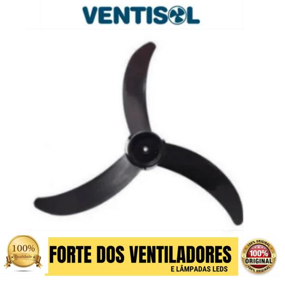 Imagem de Hélice Do Ventilador Ventisol 50cm 3 Pás Preta Original