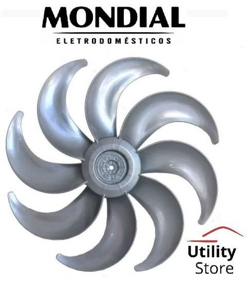 Hélice para o ventilador mondial 40cm - 8 pás prata Menor preço em Hélice para o ventilador mondial 40cm - 8 pás prata