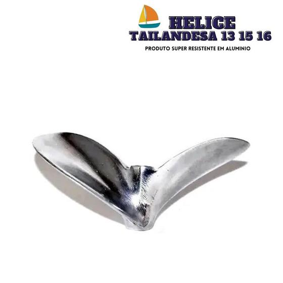 Imagem de Hélice Tailandesa 13, 14, 15, 16 Hp Aluminio barco