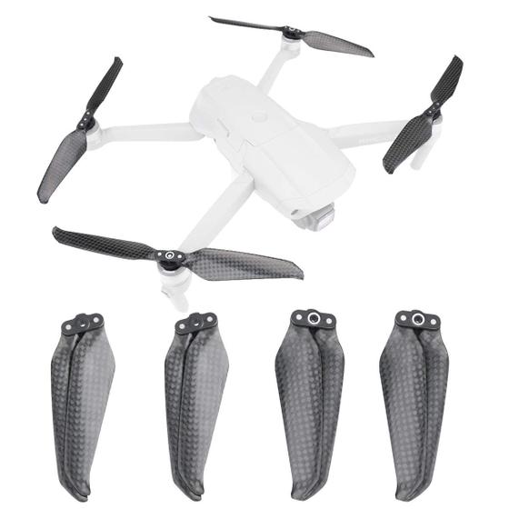 Imagem de Hélices de Fibra de Carbono RCGEEK para Mavic Air 2 e 2S