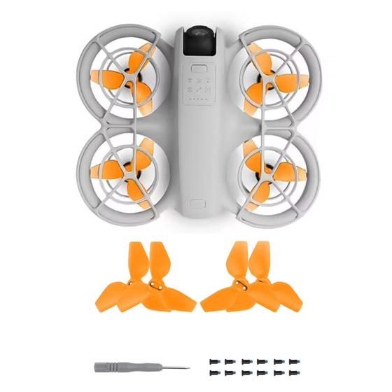 Imagem de Hélices FSIDIWT Laranja para DJI Neo - 4 Unidades