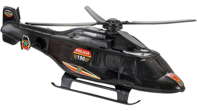 Helicóptero Brinquedo Polícia Bombeiro Resgate Na Caixa - Bs Toys ...