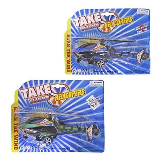 Helicóptero De Juguete PLAYJOCS Con Partes Metálicas – Modelo GT-8131, Escala Sem, Incluye Caja De 18x7x6 Cm, Ideal Para Niños Y Coleccionistas