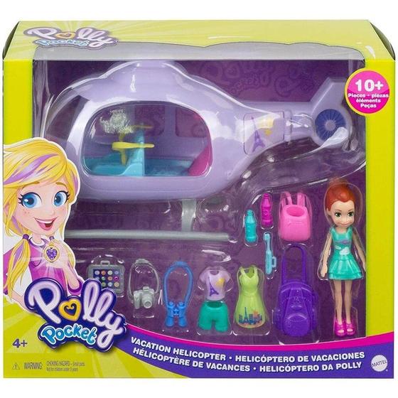 Imagem de Helicoptero de aventura polly mattel