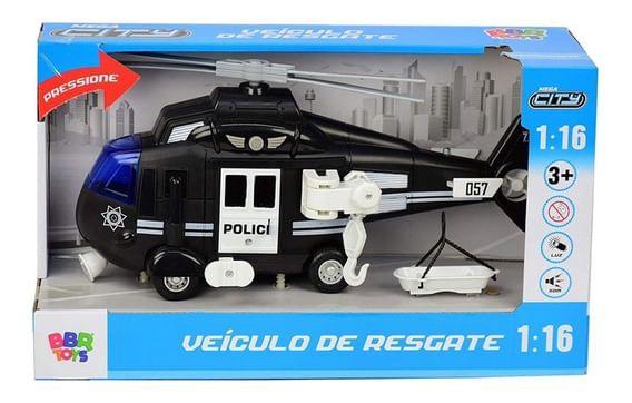 Imagem de Helicóptero De Resgate Com Luz E Som Helicoptero Policia Bbr R3040