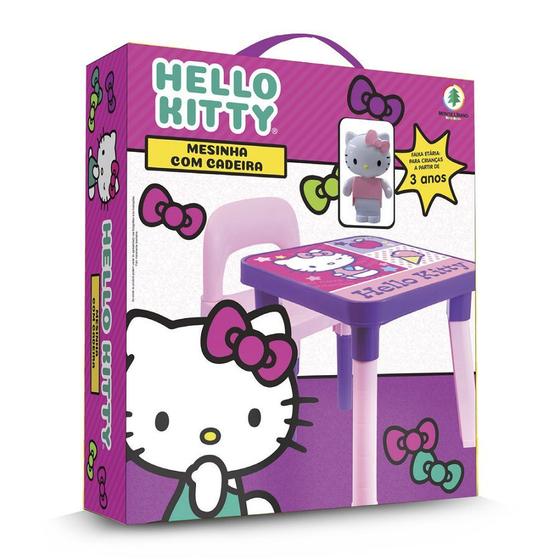 Imagem de Hello Kitty - Mesinha com Cadeira Infantil e Boneca