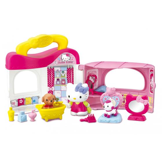Hello Kitty Salão de Beleza para Animais - Blue-Box - Boneca Barbie ...