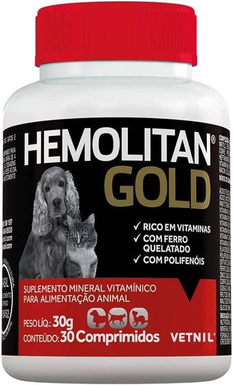 Imagem de Hemolitan gold 30 comprimidos