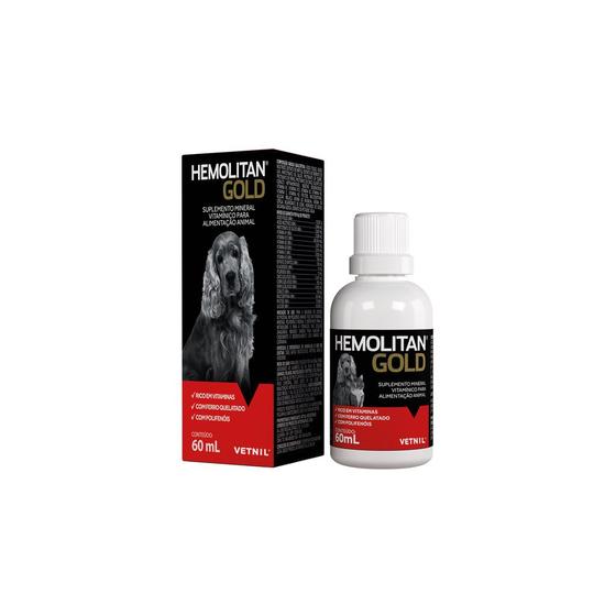 Imagem de Hemolitan gold 60 ml -suplemento pet