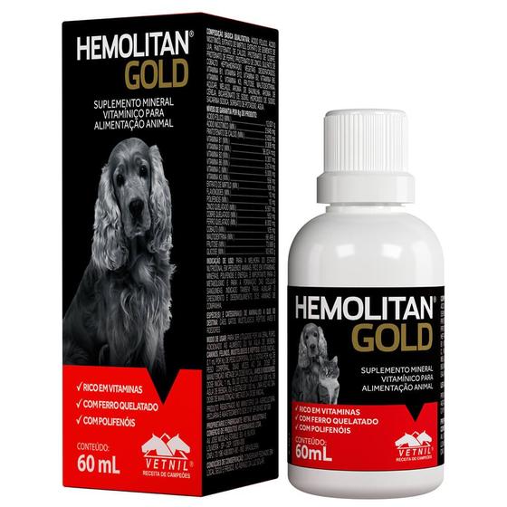 Imagem de Hemolitan Gold Vetnil  60ml