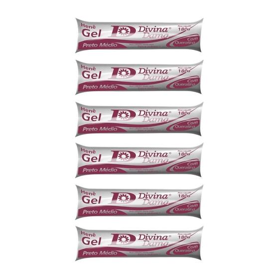 Imagem de Hene Divina Dama 180G Gel Medio - Kit Com 6Un