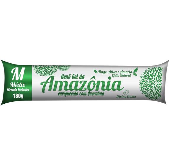 Imagem de Hene em gel amazonia 180gr bisnaga preto medio (preto natural)