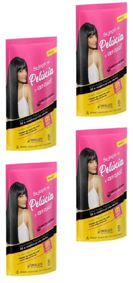 Imagem de Hene em Gel Pelucia 04x180gr Preto Medio (Preto Natural) Pouch Embelleze