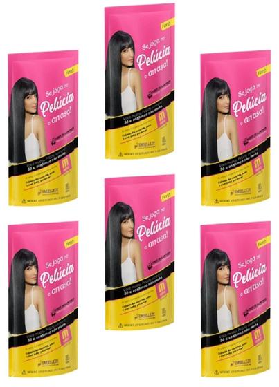 Imagem de Hene em Gel Pelucia 06x180gr Preto Medio (Preto Natural) Pouch Embelleze