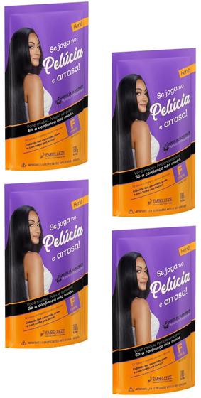 Imagem de Hene em gel pelucia 180gr pouch preto forte (preto azulado)