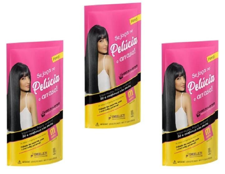 Imagem de Hene em gel pelucia 180gr pouch preto medio (preto natural)