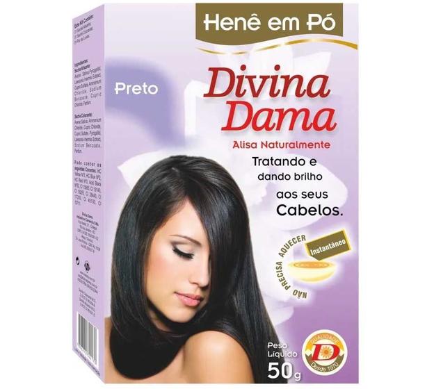 Imagem de Henê Em Pó Divina Dama Preto 50g